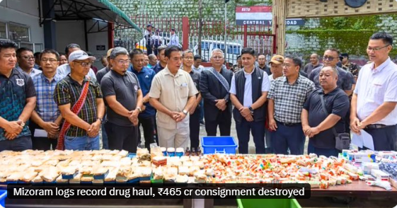 Education Over Addiction, Always Wins
#Mizoram sends a strong message with the destruction of a ₹465 crore #drug consignment 🚫. It’s time for society to unite against drugs and guide #youth towards education, awareness, and opportunity 📚. #MamataBanerjee #StockMarketIndia