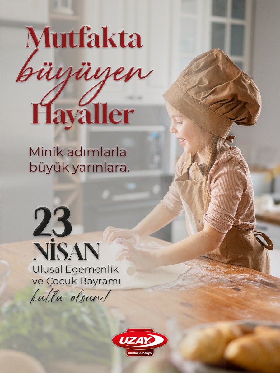 Bugünün minikleri, yarının büyük hayallerini kuruyor.

Biz de o geleceğe, sevgiyle kurulan mutfaklarla yer açıyoruz. Çocukların hayalleriyle güzelleşen yarınlara…

23 Nisan Ulusal Egemenlik ve Çocuk Bayramı kutlu olsun