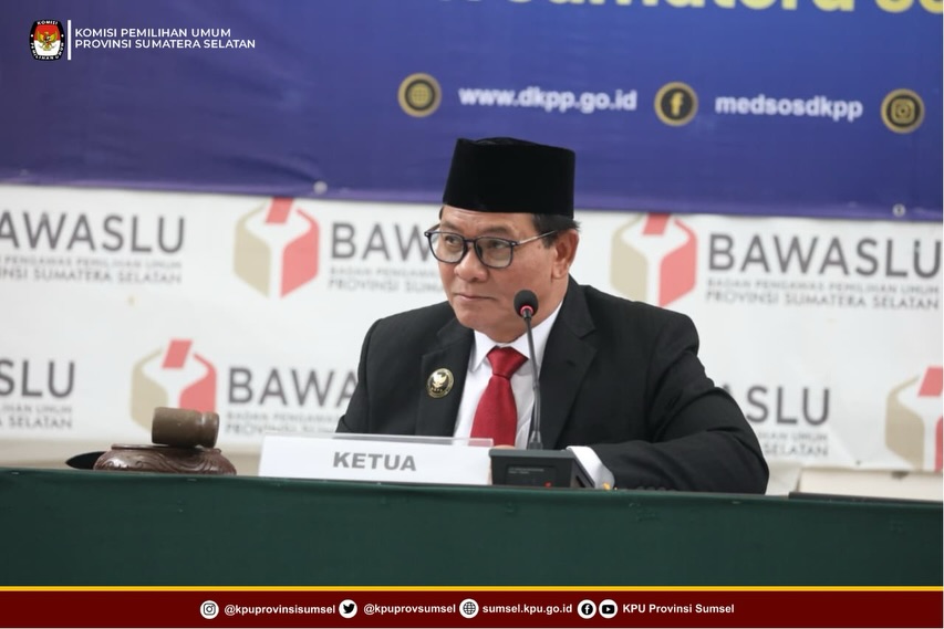 PrabumulihKpu's tweet image. #Repost KPU Provinsi Sumatera Selatan #Temanpemilih Anggota KPU Sumsel Divisi Sosialisasi Pendidikan Pemilih, Partisipasi dan Hubungan Masyarakat, Bapak Prahara Andri Kusuma bertindak sebagai Tim Pemeriksa Daerah (TPD) unsur KPU Provinsi dalam Sidang Kode Etik Penyelenggara