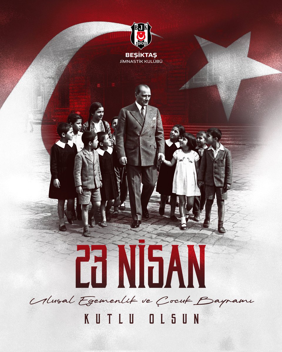 Ulu Önder Mustafa Kemal Atatürk’ün çocuklara armağanı 23 Nisan Ulusal Egemenlik ve Çocuk Bayramı kutlu olsun 🇹🇷