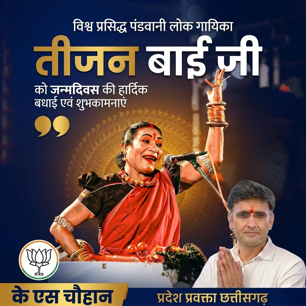 KS Chauhan | BJP Chhattisgarh Spokesperson tweet media