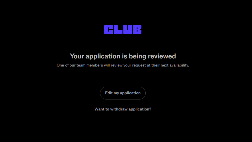 StygianStyx's tweet photo. Do I need to resubmit my application or something @Club / @BijanTehrani? https://t.co/36uEC4IYz7