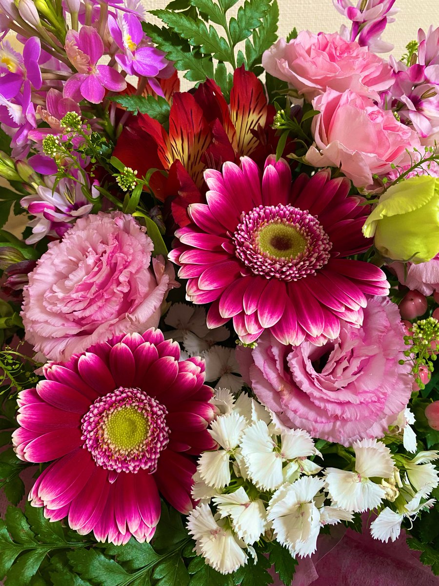 mairarapopo's tweet image. HAPPY😋🌷🍓🩷

 #birthday   #bouquet  #cake