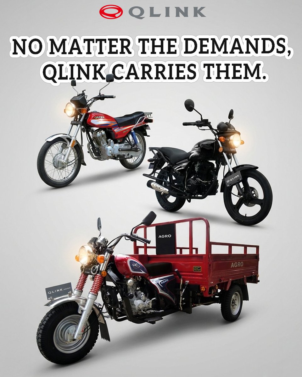 MotorcycleQlink's tweet photo. No matter the demands, QLINK carries them. https://t.co/V4DcGjCKAz