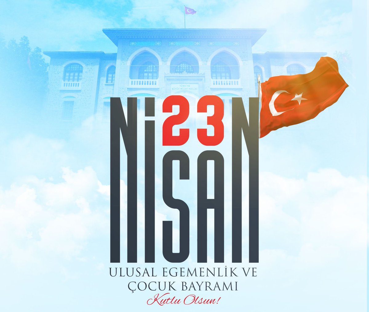 Milli iradenin, istiklâl ve istikbâl mücadelemizin tecelligahı olan Türkiye Büyük Millet Meclisi’mizin açılışının 106’ncı yıl dönümünü tebrik ediyor, tüm çocuklarımızın 23 Nisan Ulusal Egemenlik ve Çocuk Bayramı’nı yürekten kutluyorum.

#23NisanKutluOlsun🇹🇷