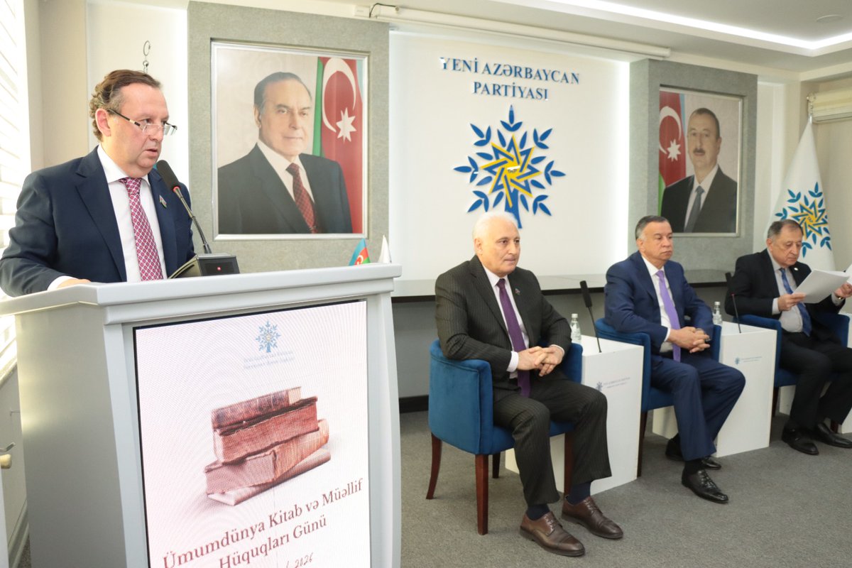 SamirValiyev_MM's tweet image. 23 aprel – Ümumdünya Kitab və Müəllif Hüquqları Günü münasibətilə YAP Nərimanov rayon təşkilatında keçirilən tədbirdə iştirak etdim.
Çıxışımda gənclər arasında oxu mədəniyyətinin təşviqinin vacibliyini vurğuladım.
Şeir müsabiqəsinin qalibləri mükafatlandırıldı.
#YAP #MilliMəclis