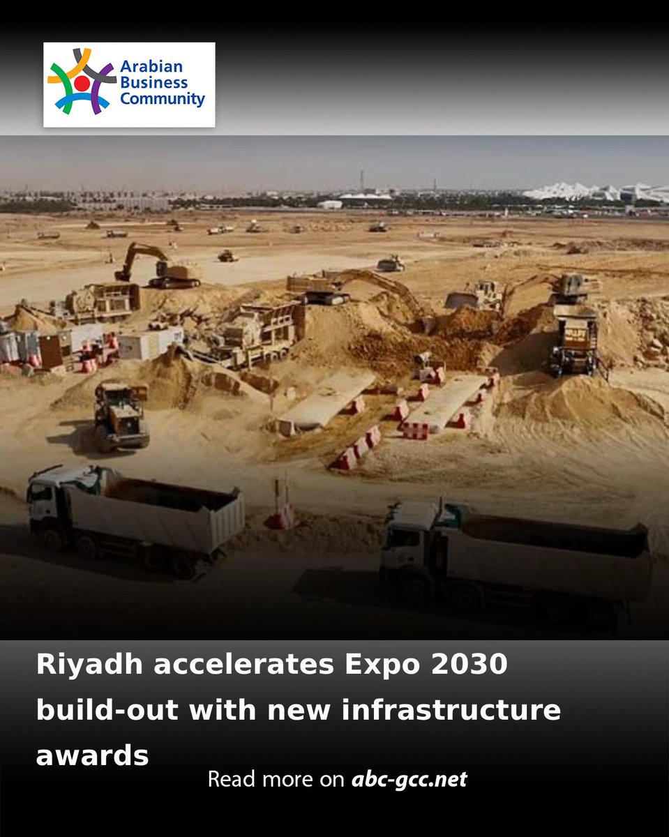 ABCinGCC's tweet image. Saudi Arabia has taken another step forward in preparing for Expo 2030 Riyadh, awarding two key utilities and infrastructure works packages to Al Yamama Company.

Read more on abc-gcc.net/News/1/395012

#ABCNews #Expo2030 #Riyadh #SaudiArabia