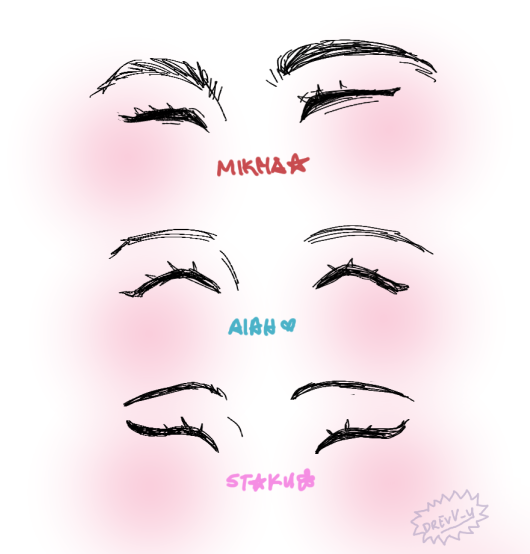 MikhAiahCey eye smile different fonts