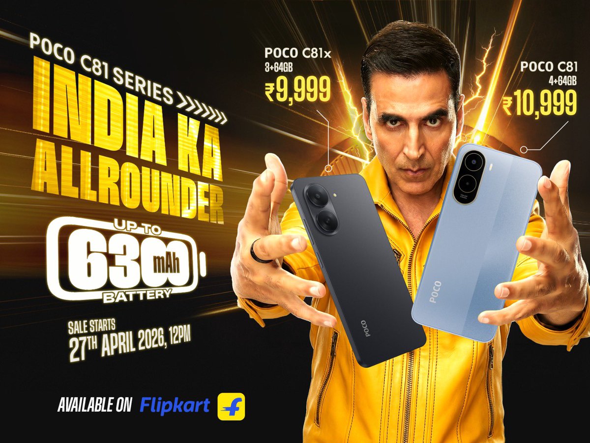 POCO India tweet media