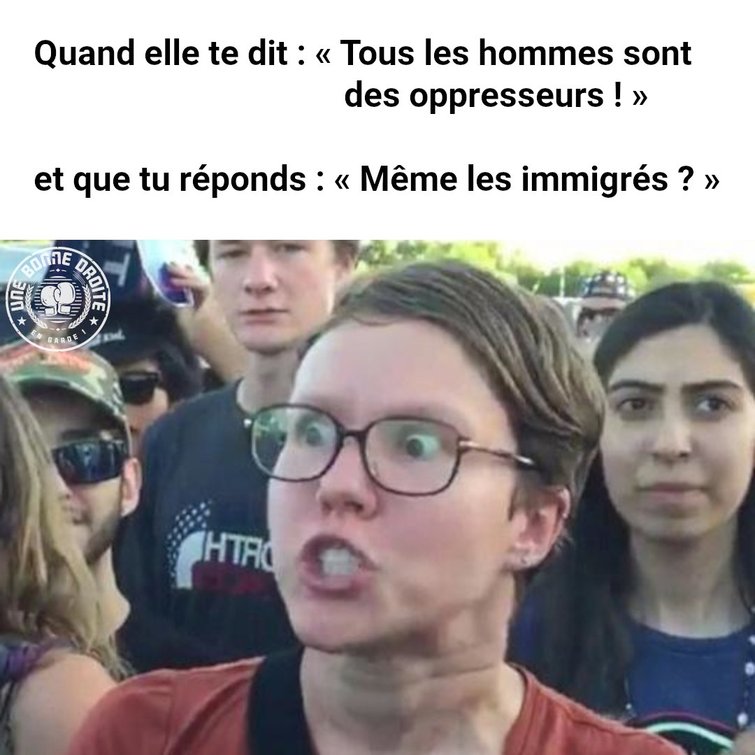 BonneDroite's tweet photo. (elle a #OpenBorder en bio) https://t.co/0r3gpuhEWq