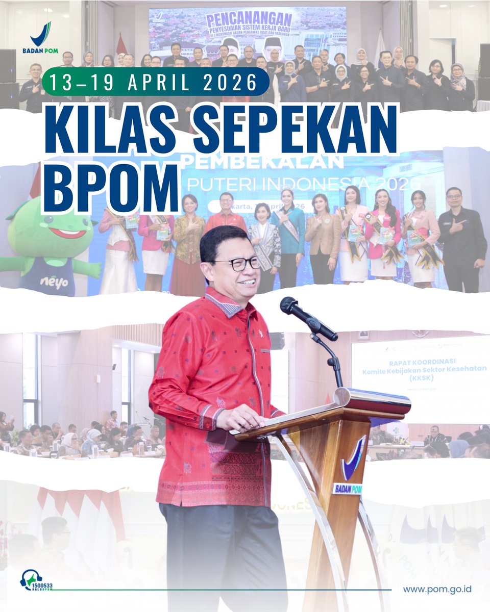 Badan Pengawas Obat dan Makanan Republik Indonesia tweet media