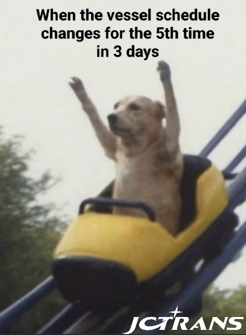 JCtransJCtrans's tweet image. When the vessel schedule changes for the 5th time in 3 days… and you’re still expected to “just coordinate it smoothly” 😅📦

In logistics, flexibility isn’t a skill — it’s survival.

#Logistics #FreightForwarding #SupplyChain #Shipping #OceanFreight #VesselSchedule #JCtrans