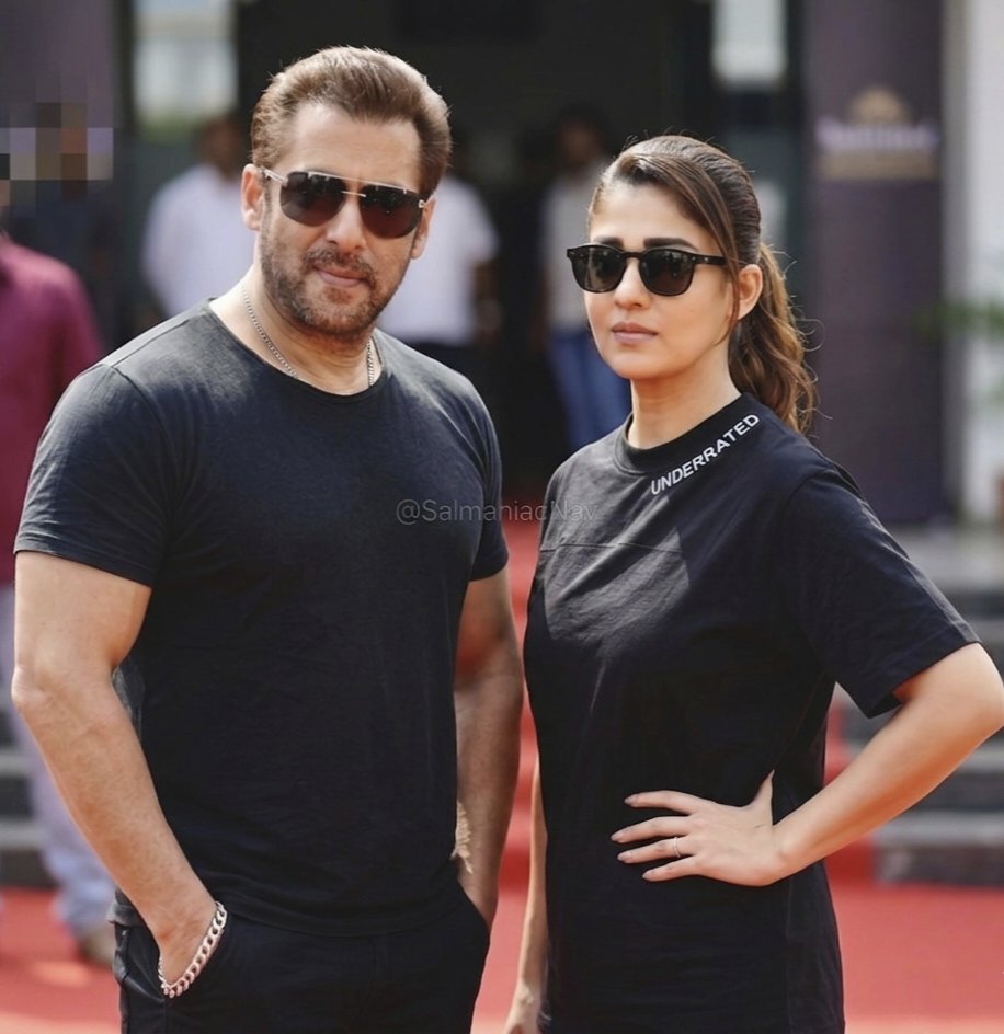 Beingshoheb06's tweet image. Hottest Pair ❤️‍🔥🤌⭐
#Salmankhan 
#Nayanthara