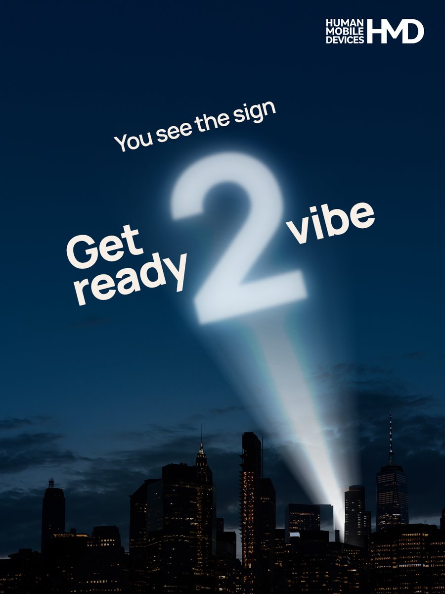 HMDdevicesIN's tweet image. When the signal hits, you don’t miss it.
Get ready 2 vibe. 

#HMD #HMDIndia #NewVibeLoading #FlipkartLaunch #StayTuned

(Flipkart upcoming launch, new smartphone India, latest phone release 2026, HMD phone launch, budget smartphone India, Flipkart exclusive phone, new tech drop