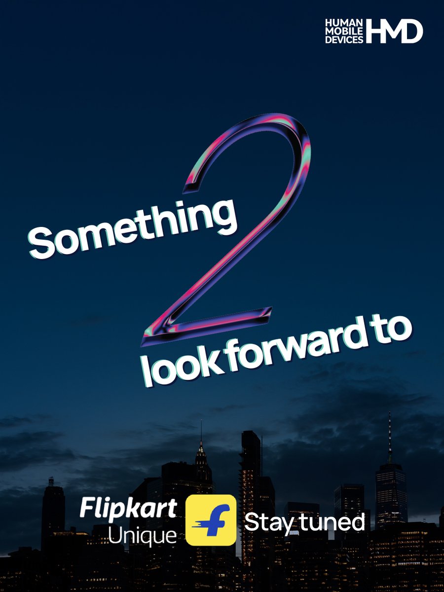 HMDdevicesIN's tweet image. When the signal hits, you don’t miss it.
Get ready 2 vibe. 

#HMD #HMDIndia #NewVibeLoading #FlipkartLaunch #StayTuned

(Flipkart upcoming launch, new smartphone India, latest phone release 2026, HMD phone launch, budget smartphone India, Flipkart exclusive phone, new tech drop