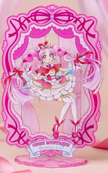 そう言えば昨日気づいたんだけど 「キュアミスティック」って言うからてっきり「Mystic」って思ってたんだけど コイツ「Mystique」だから読みは「ミスティーク」で、フランス語キュアだ。