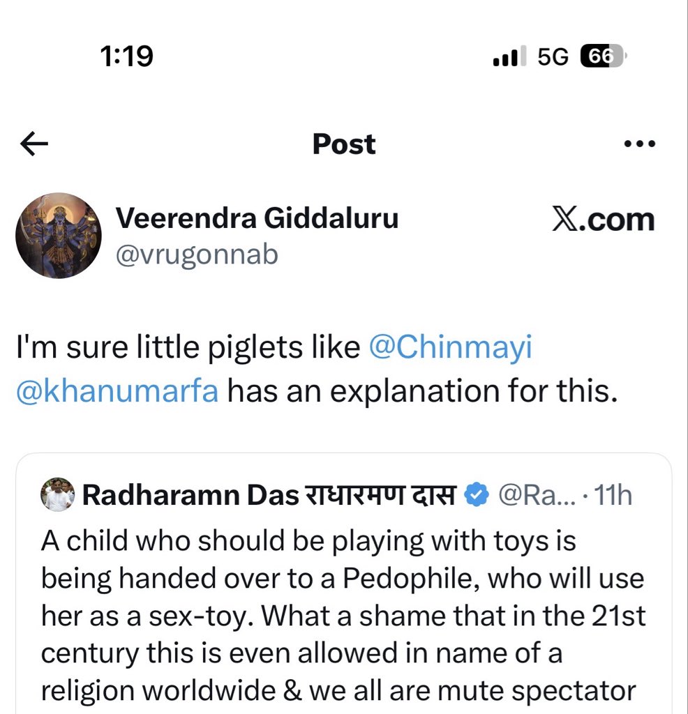 Chinmayi Sripaada tweet media