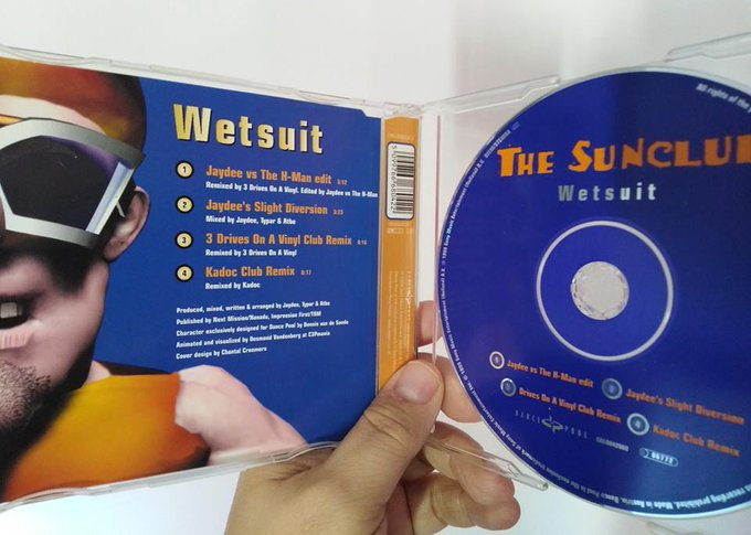 Kadoc_Official's tweet image. The Sunclub – Wetsuit CD Remixes by; KADOC, Jaydee &amp;amp; 3 Drives On A Vinyl. 1999Label: Dance Pool (Netherlands)

Listen to Kadoc here -&amp;gt; rb.gy/le41tv

#Techno #techhouse #housemusic #rave #oldskool