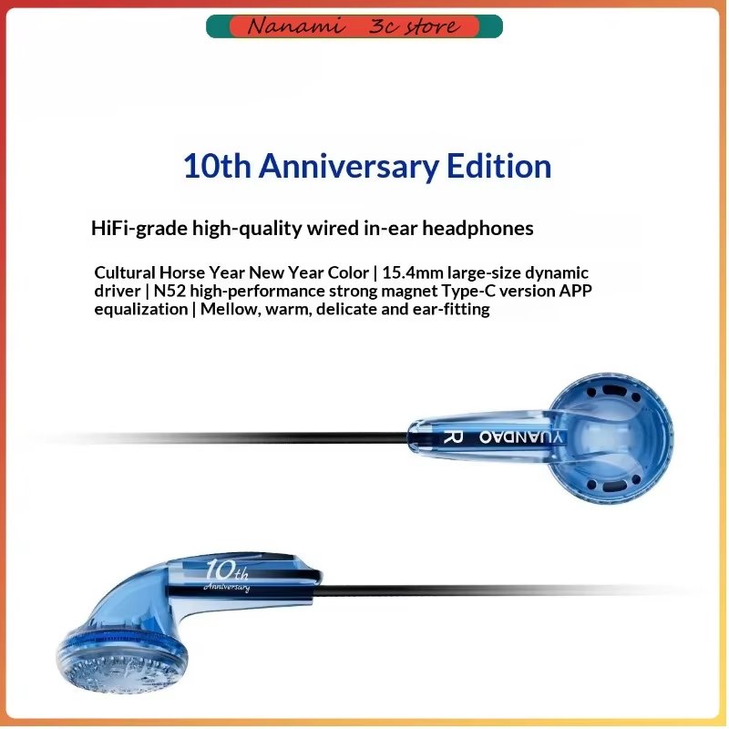 akashamollick's tweet image. Top On Sale Product Recommendations!
NICEHCK 10th Anniversary Edition HiFi IEM 15.4mm DD PET Diaphragm N52 Magnet Earphones with 3.5mm/Type-C Plug HD Mic OFC Cable
Price Now: USD 18.46 (Original price: USD 30.66, 40% off)
🔗Click &amp;amp; Buy: s.click.aliexpress.com/e/_c3clvsNv
 #earphone