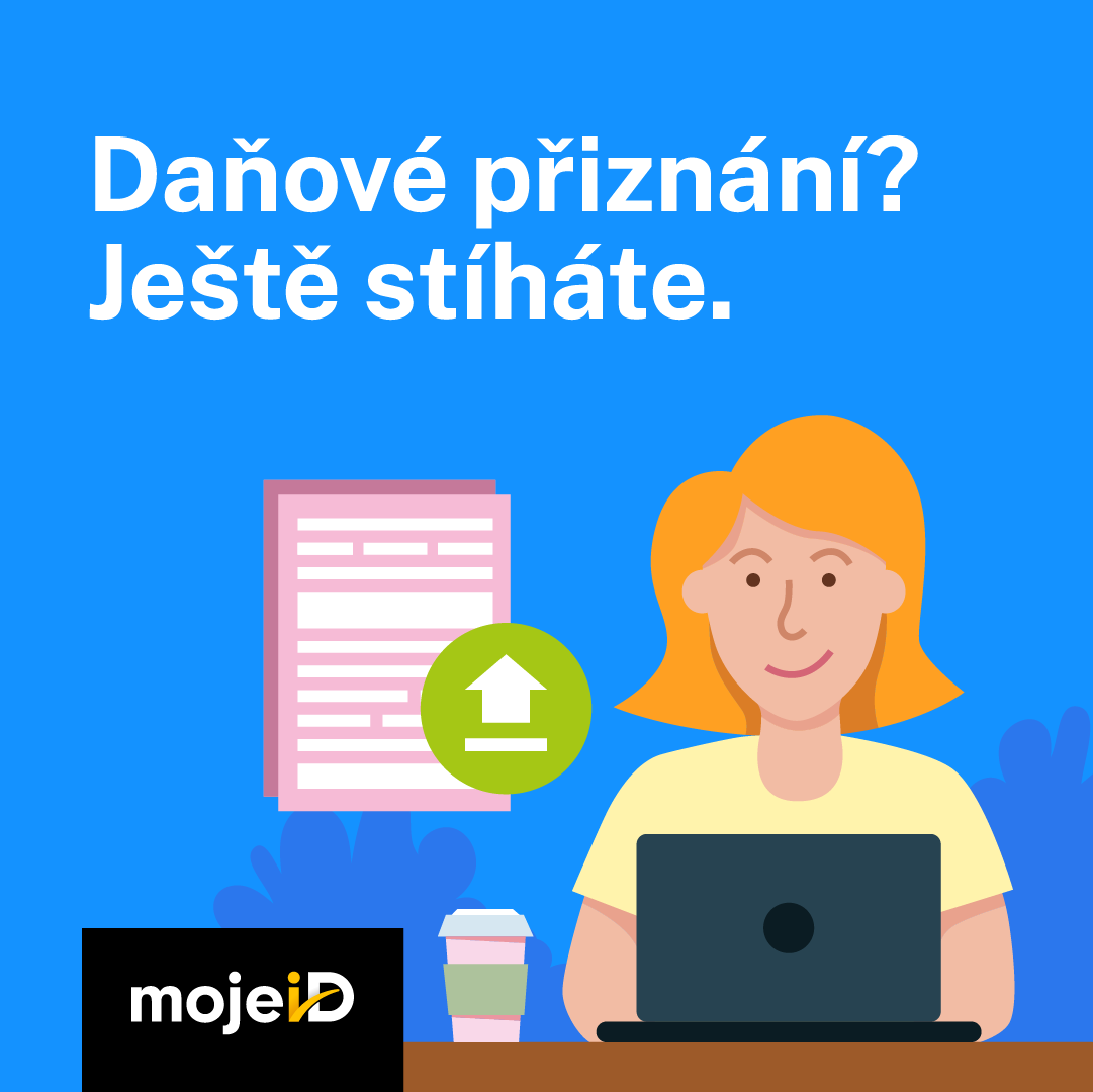 mojeID's tweet photo. Ale už to raději neodkládejte. 👀

🗓️Deadline pro elektronické podání je 4. května.

Do portálu MOJE daně se přihlásíte s ověřeným účtem MojeID.👉 https://t.co/zxni12fuf7 https://t.co/sHnmq8yd0j