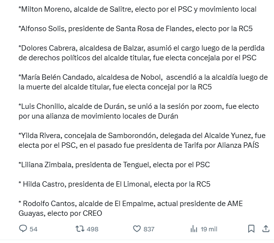 Ecuador En Directo tweet media