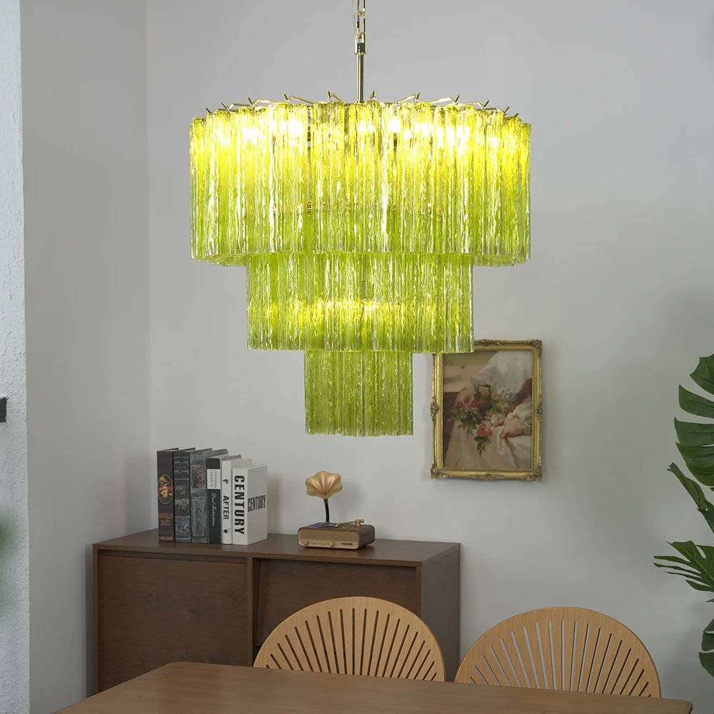 leizhang598998's tweet image. Star Addis Ribbed Glass Pendant Light | A Starry Rendezvous for Romantic Dining—Illuminating a Soft, Ceremonial Ambiance 🥂
.
#Chandelier #GlassChandelier #StarShapedChandelier #MulticolorChandelier #InteriorDesign #Light
.
vidirlighting.com/collections/ne…