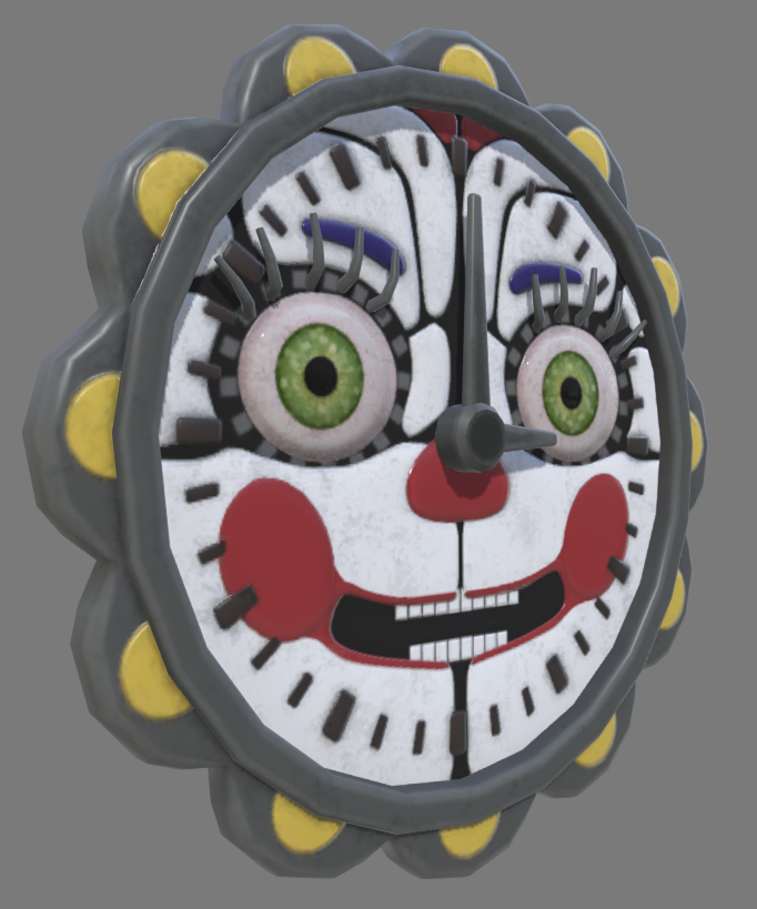 TinyManiacYT's tweet image. Recent fun bake I did for a FNAF asset. 

#b3d #substancepainter