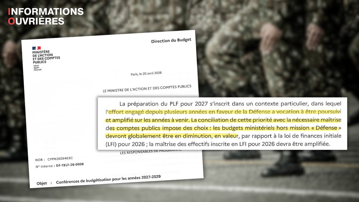 Informations Ouvrières tweet media