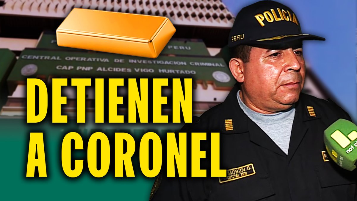 Latina_Noticias's tweet image. 🟡 Coronel de la Policía cae en megaoperativo: Habría cambiado lingote de oro incautado a empresario para venderlo.

#VIDEO ➡️ youtu.be/BuEPL_6Pq8w

💻📲 Suscríbete a nuestro canal de YouTube. #LatinaNoticias