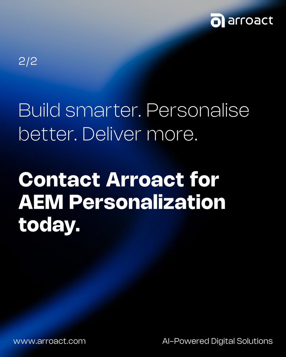 Arroacttechnologies tweet media