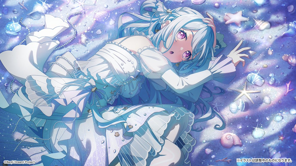 【ガルパ新情報🎸】
ドリフェス限定メンバー、★5 #松原花音 の特訓後イラストを先行公開🐚

ライブ衣装は半透明のドレスで、ファンタジー感と神秘的な美しさを表現したデザインとなっております👗

ドリフェスは4月29日(水･祝)15:00より開催🎊

#バンドリ #ガルパ #バンドリTVLIVE