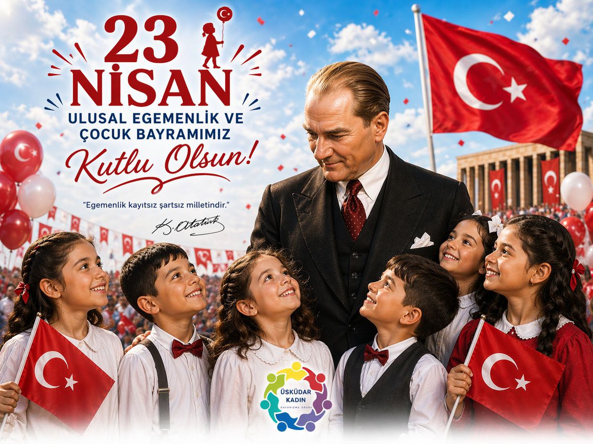PiriHAN7777's tweet photo. Hepimizin 23 Nisan
Ulusal Egemenlik ve Çocuk Bayramımızın 106.yılı kutlu olsun..😍 https://t.co/Q4UfAl4f75