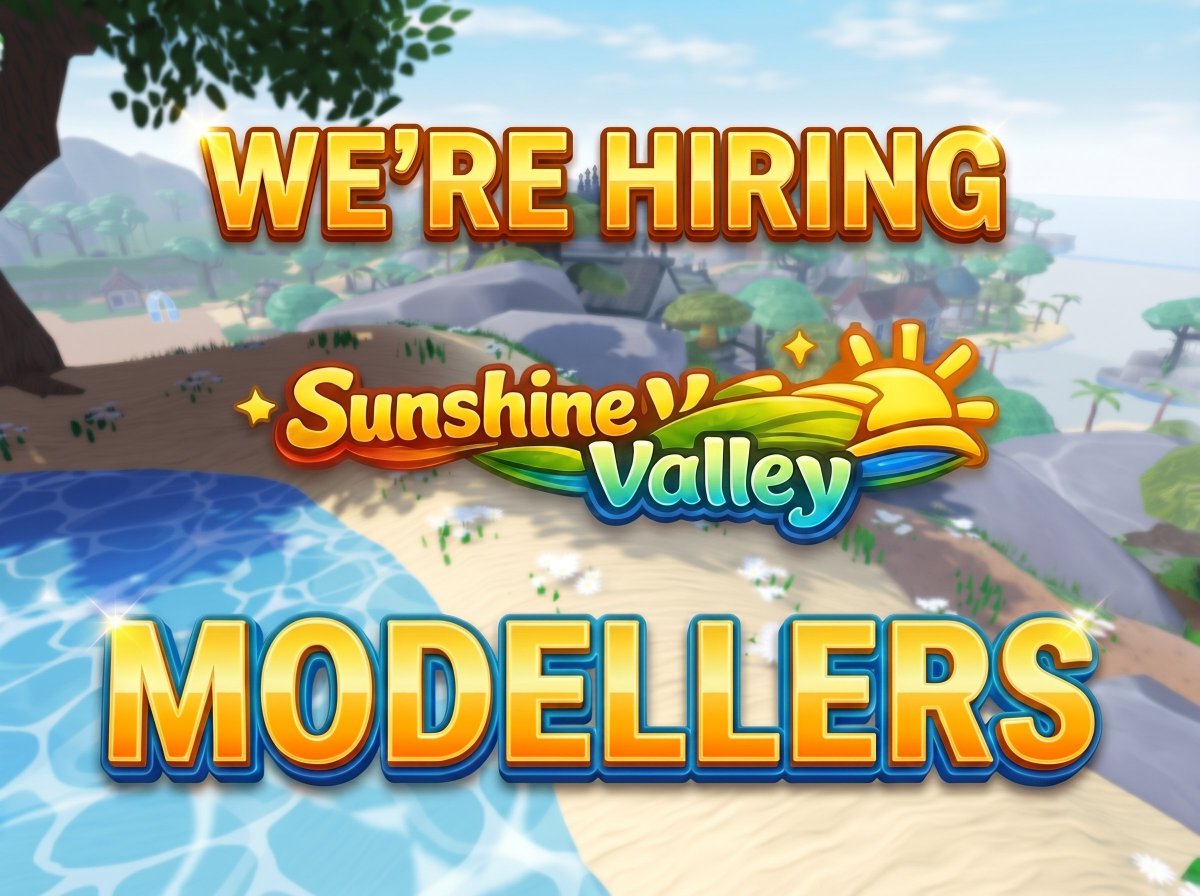 EchoZenkai's tweet image. ‼️Still hiring modellers for Sunshine Valley‼️

Join the new hiring server if you'd like to work with us on Sunshine Valley!

discord.gg/nGtZY5nVpx

#Roblox #RobloxDev #RobloxDevs