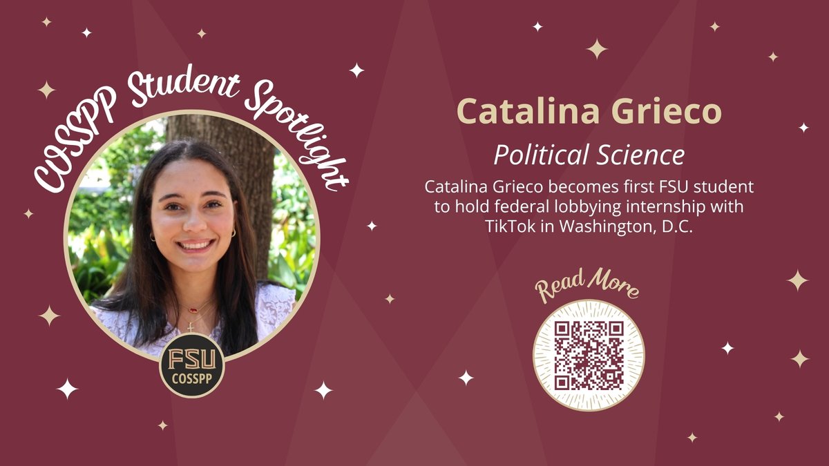 FSU College of Social Sciences and Public Policy tweet media
