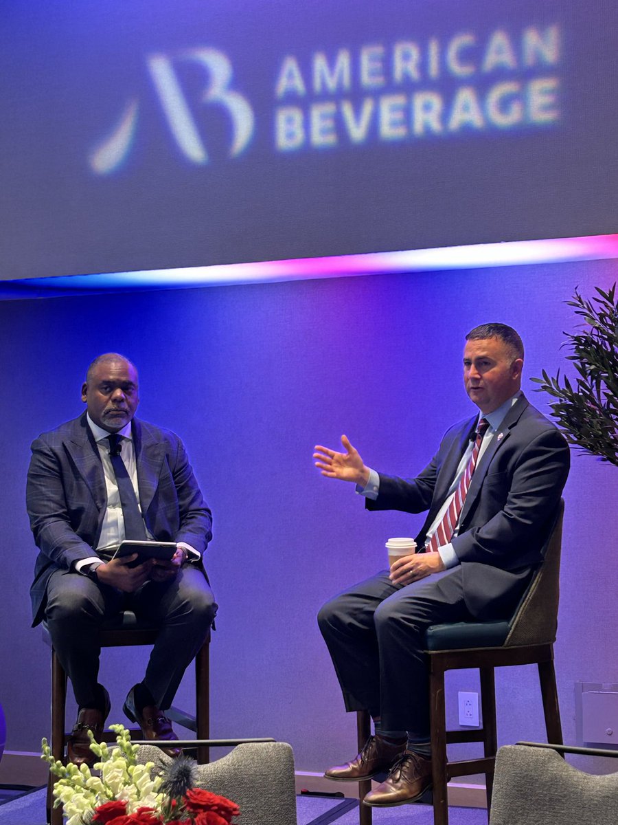 RepDarrenSoto's tweet photo. Thrilled to participate in @AmeriBev's DC fly-in fireside chat! Florida’s beverage industry plays a pivotal role in providing hundreds of good-paying jobs in #FL9 making OJ, Gatorade, and other drinks.

Proud to work with local manufacturers, distributors, and workers. https://t.co/QIFcMJOGIe
