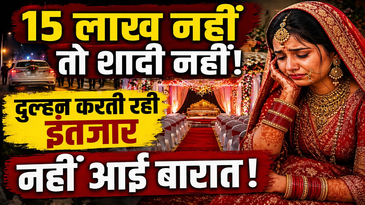 dastaklivenews's tweet image. Moradabad News : 15 लाख दहेज के लिए टूटी शादी! मंडप में सजी रही दुल्हन, दूल्हा नहीं आया | UP News

#WATCH : youtube.com/watch?v=sbUW7k…

#Moradabad #DowrySystem #UPNews #SocialIssue #MarriageCancelled #UttarPradesh #दहेजप्रथा #मुरादाबाद