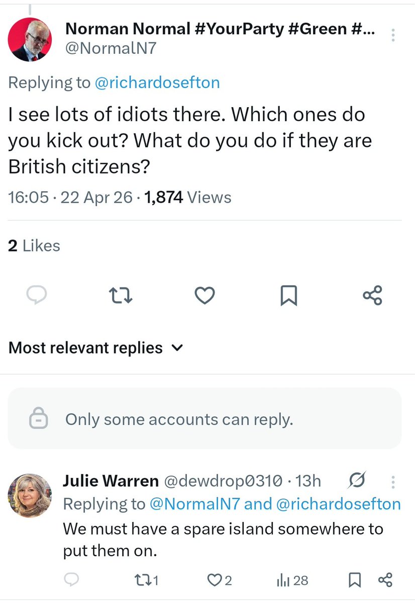 Julie Warren tweet media