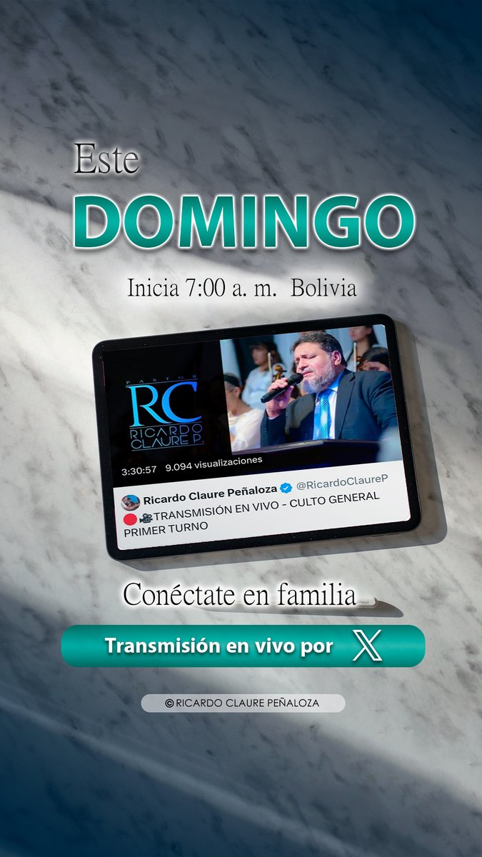 RicardoClaureP's tweet image. Culto Dominical #Online

Escrito está:👇

“Así que la fe es por el oír, y el oír, por la palabra de Dios. Pero digo: ¿No han oído? Antes bien, Por toda la tierra ha salido la voz de ellos, Y hasta los fines de la tierra sus palabras.”
Romanos 10:17-18 RVR1960

🙌🏻 Nuestro Dios,