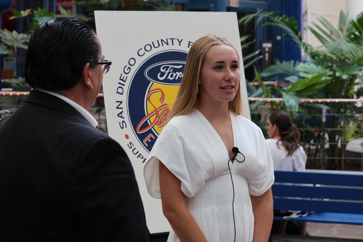 KeiraBaranski's tweet image. San Diego County Salute to Education 2026

Ford dealership owners gave out 100 scholarships and 12 were from @mdcrusaders, 3 of my classmates got their scholarships doubled when 10 names were drawn randomly AND 2 girls each won a new Ford car 💙💙💙

#grateful #ford #scholarship