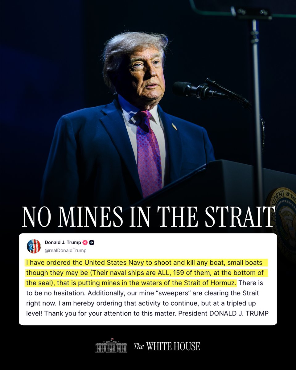 The White House tweet media