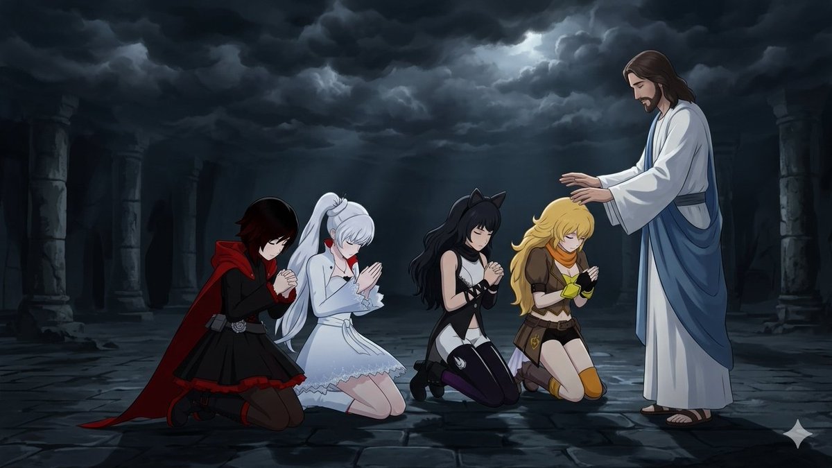 SoniArts08's tweet image. If Jesus Christ was in RWBY.
#RWBY #ROOSTERTEETH