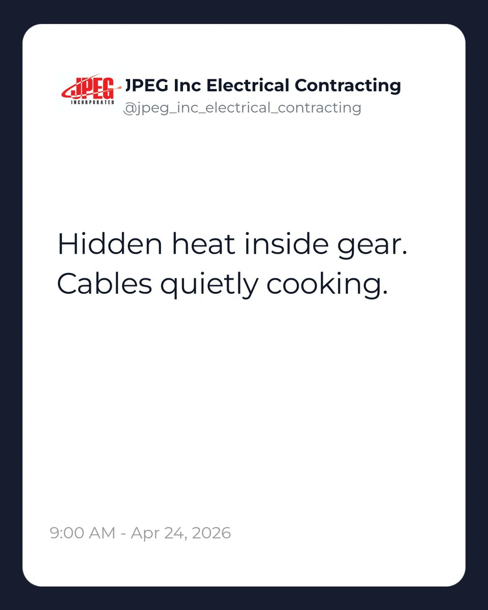markarruda69919's tweet image. Unsafe panels rarely fail without warning. Our licensed team inspects, thermally scans, and documents issues so you can replace dangerous equipment before it sparks a fire.

#electricalsafety #preventativemaintenance #infraredinspection