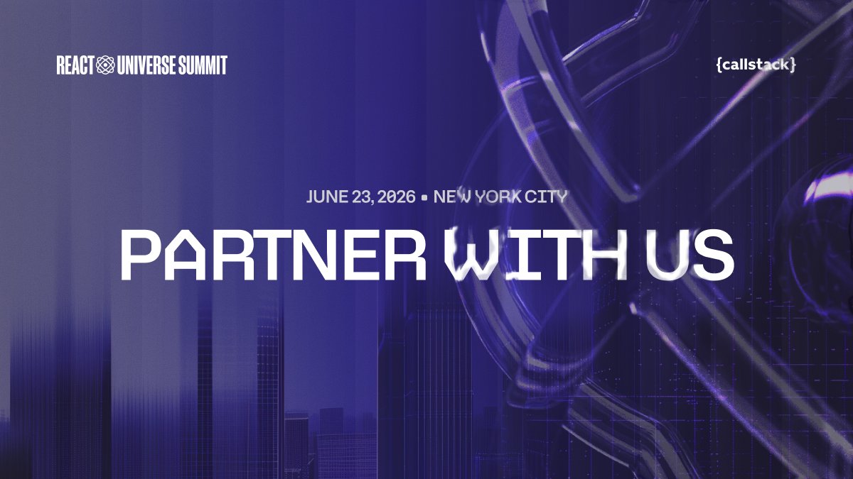 React Universe Summit | June 23, 2026 tweet media