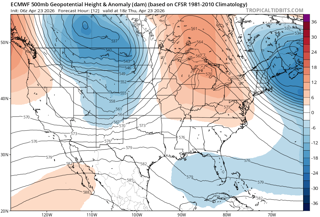 MUweather's tweet image. An upper-level ridge axis centered over the Great Lakes region will promote mostly sunny skies, light winds and pleasantly warm conditions across northern MD, southeastern PA and the LSV today. High temps will reach the mid 70s to perhaps 80°F in spots. #GetOutside and #Enjoy!