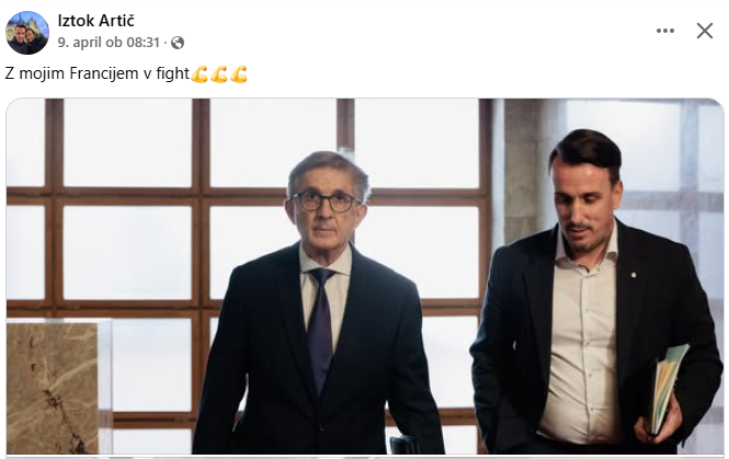 vanfranco's tweet photo. Smili se mi trenutni podpredsednik DZ g. @KrizanFranc, ki verjetno sploh pojma nima kaj mu dela "asistent" na družbenih omrežjih. Ker več ne ve kaj bi objavil, bo c/p vsaki drugi dan isto objavo - zahvalo šefu Logarju. 😂

Sram me je, da je iz #Rogatec in da sva v sorodstvu. https://t.co/VBGJsvCD8C