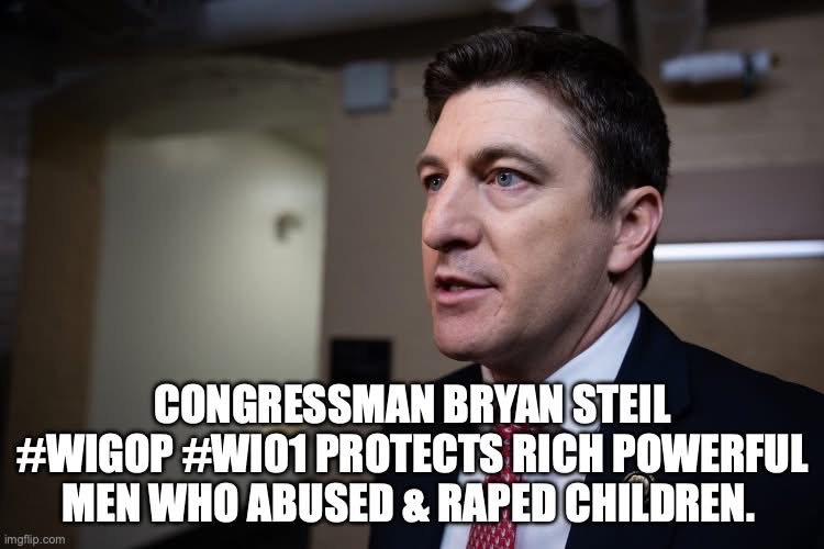 kals55's tweet photo. #BryanSteil protects pedophiles. #WIGOP #WI01 https://t.co/9qGu2U5jfg