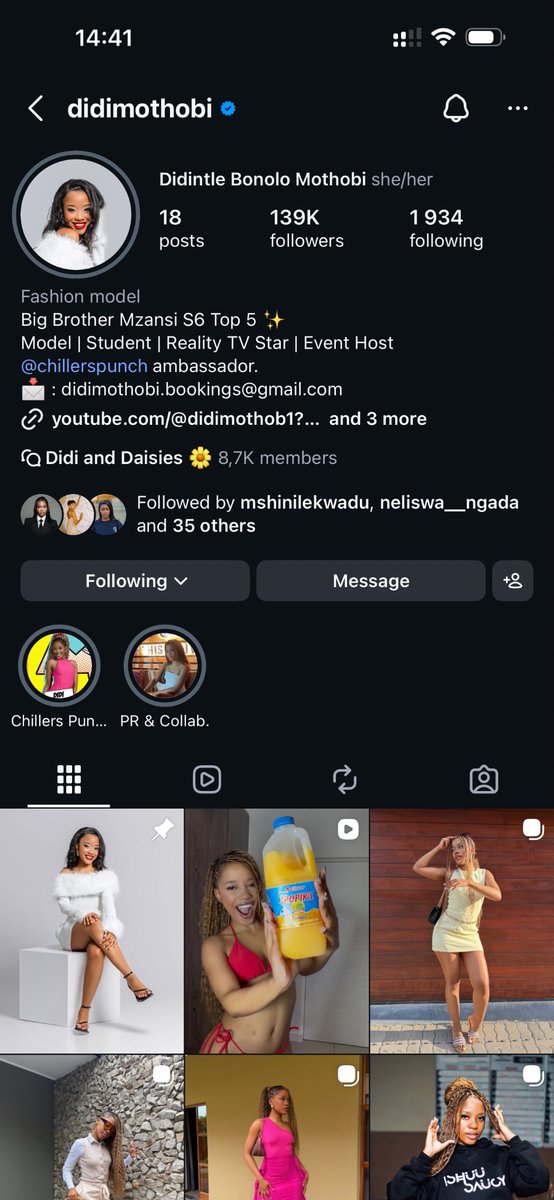 Are we reaching 140k followers on IG by the end of tomorrow? Please go follow my girl on IG and subscribe to her tubetube channel 🙏🏾🙏🏾

DIDIMOTHOB1 ON YOUTUBE
SUBSCRIBE TO DIDI’S CHANNEL   
#DidiMothobi