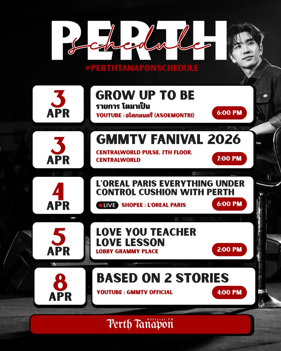 PERTH TANAPON OFFICIAL TH tweet media