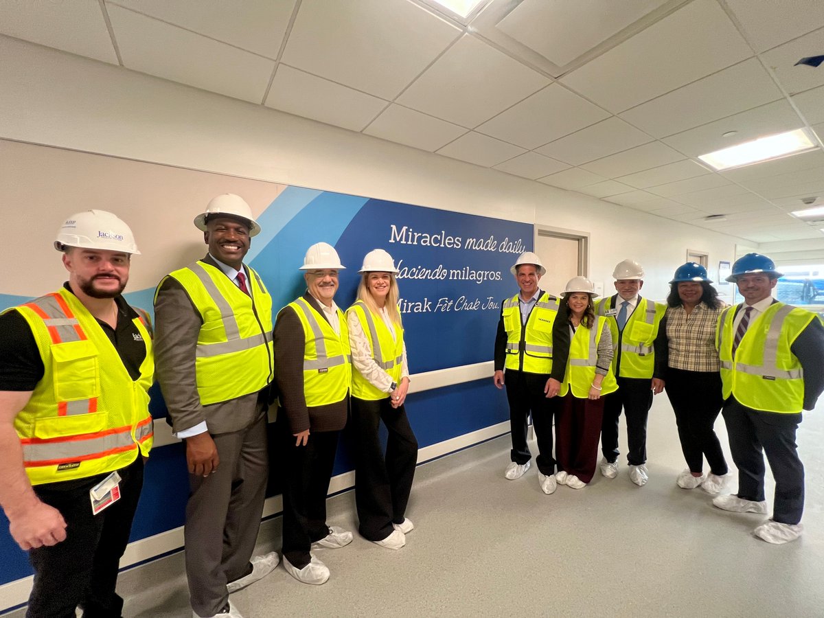 beaconcouncil's tweet photo. Today marks the official opening of @JacksonHealth’s new Emergency Department! 🏥

Having toured during construction, it’s incredible to see this world-class facility ready to serve. As a longtime Beacon Council investor, Jackson is a pillar of our #LifeSciences ecosystem! https://t.co/iP2DKzHV7t