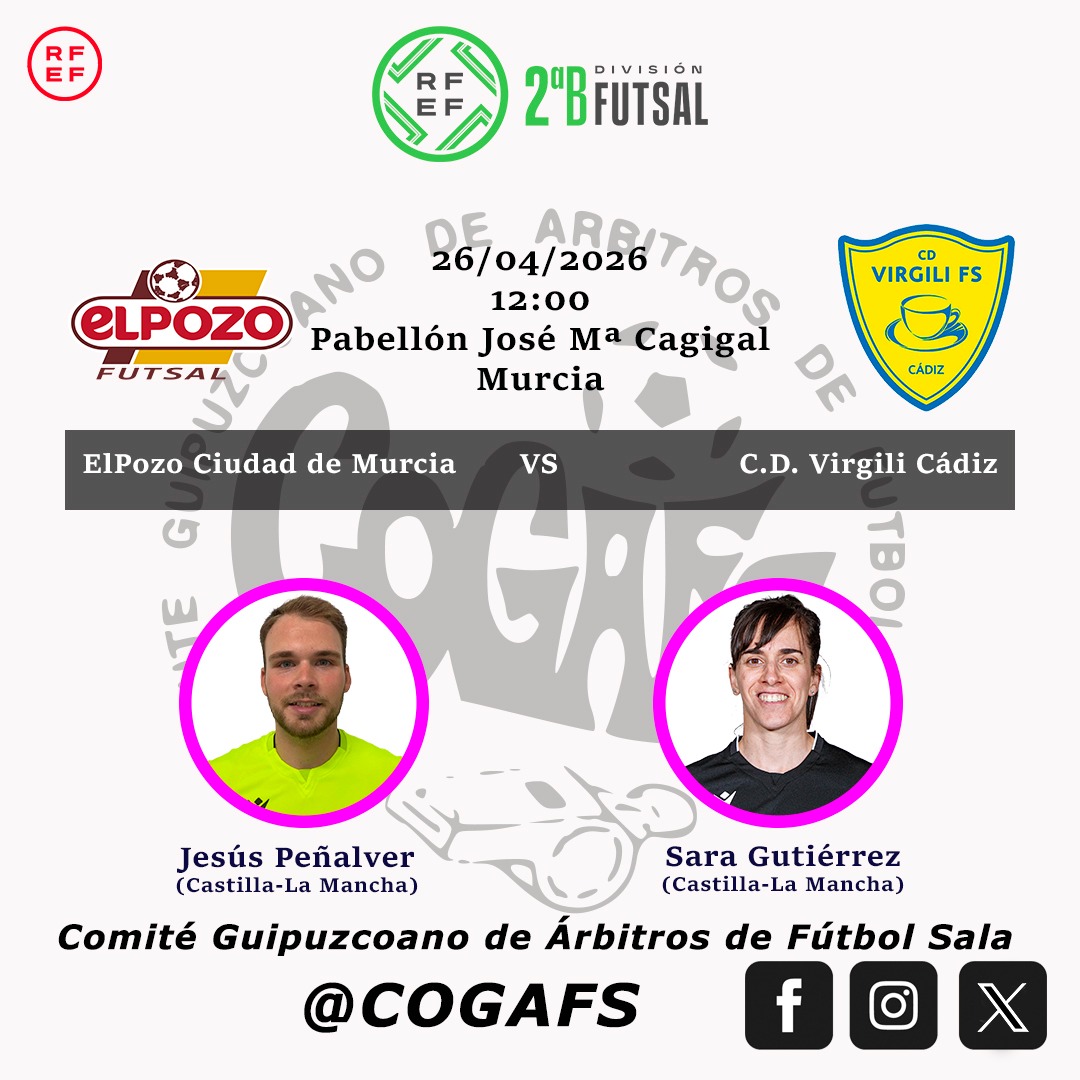 Comité Guipuzcoano de Árbitros de Fútbol Sala tweet media